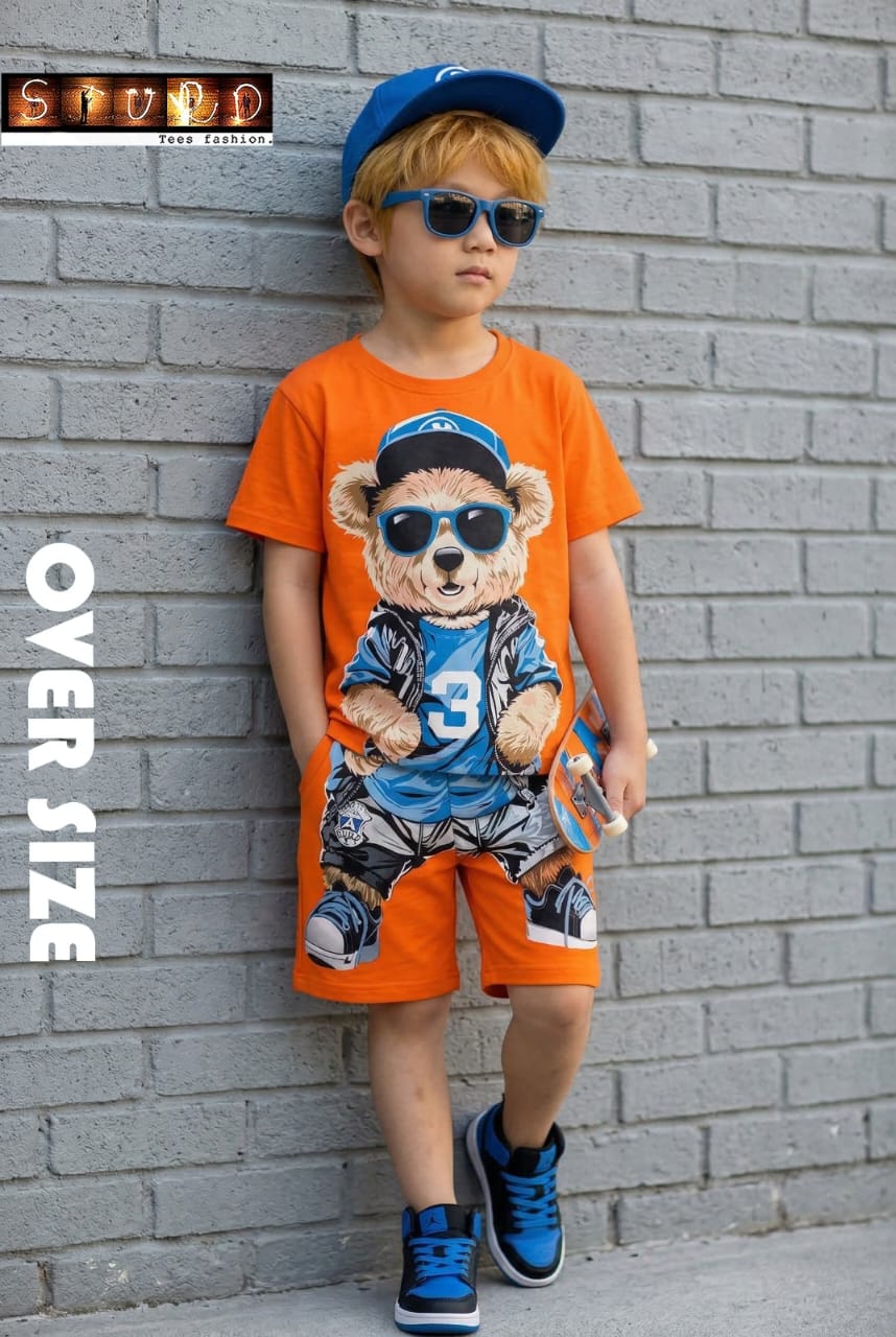Boys dinosaur print tee set